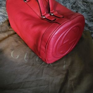 Gucci Bag red leather